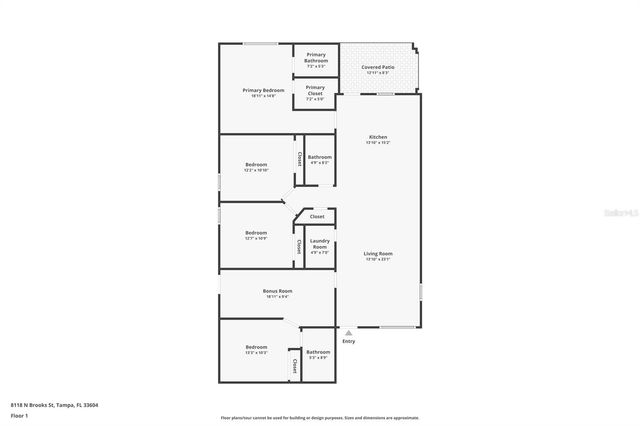 8118 N BROOKS STREET, Tampa, FL 33604