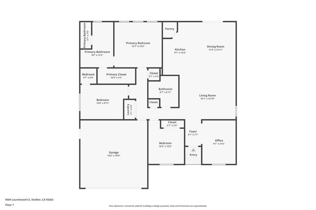 9504 Laurelwood Court, Shafter, CA 93263