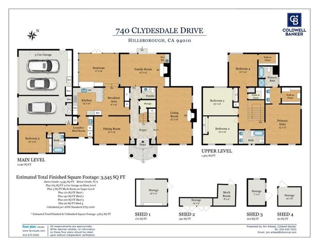 740 Clydesdale Drive, Hillsborough, CA 94010