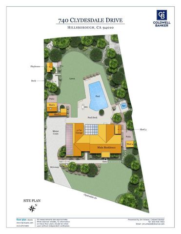 740 Clydesdale Drive, Hillsborough, CA 94010