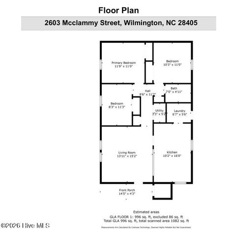2603 Mcclammy Street, Wilmington, NC 28405