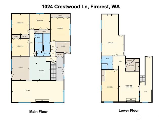 1024 Crestwood Lane, Fircrest, WA 98466