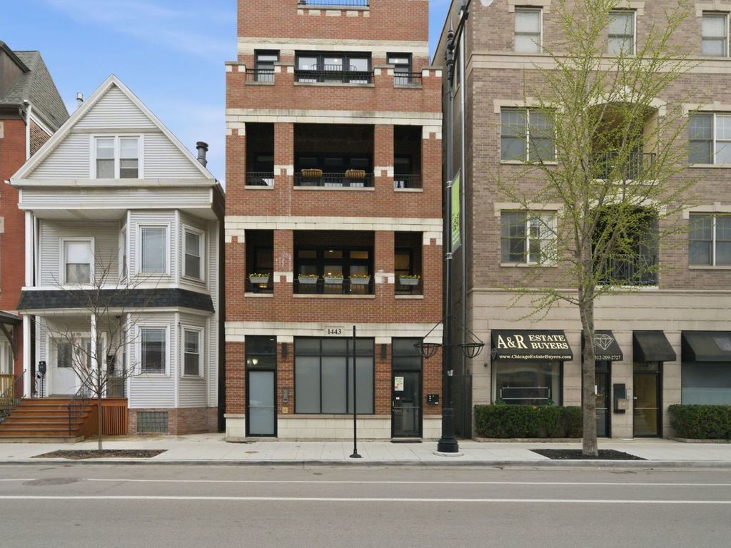 Image 1 of property listing at 1443 W Belmont Avenue 1, Chicago, IL 60657