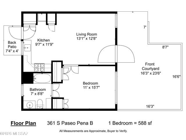 361 S Paseo Pena Apt B, Green Valley, AZ 85614