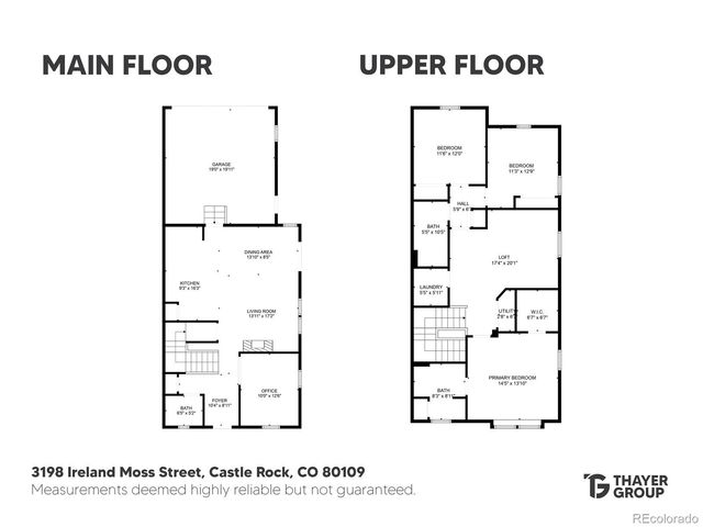 3198 Ireland Moss Street, Castle Rock, CO 80109