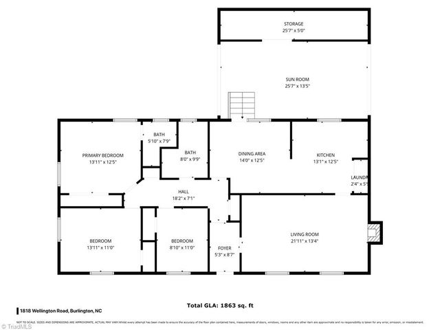 1818 Wellington Road, Burlington, NC 27217