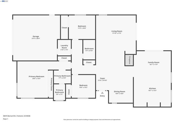35615 Barnard Dr, Fremont, CA 94536