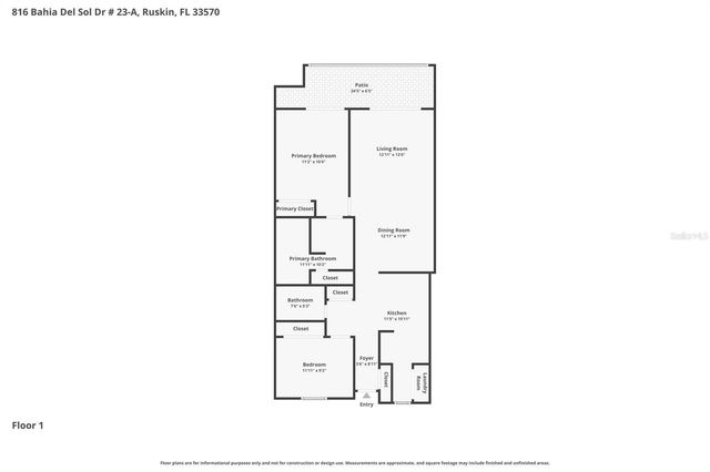 816 BAHIA DEL SOL DRIVE 23, Ruskin, FL 33570