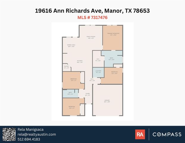 19616 Ann Richards Ave, Manor, TX 78653