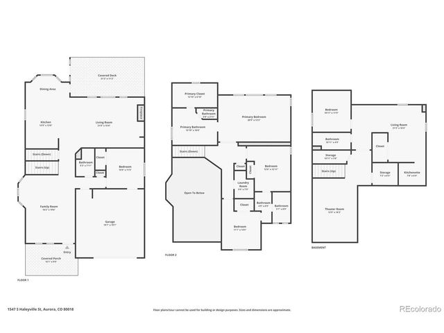 1547 S Haleyville St, Aurora, CO 80018