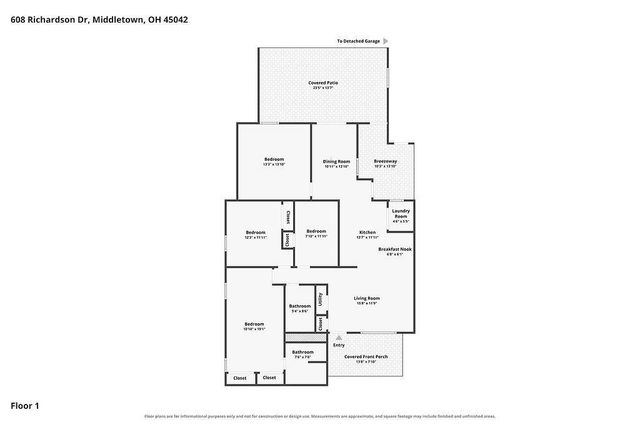 608 Richardson Drive, Middletown, OH 45042