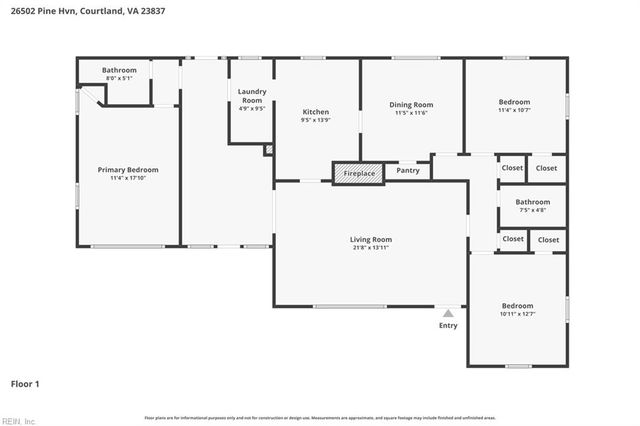 26502 Pine Haven RD, Courtland, VA 23837