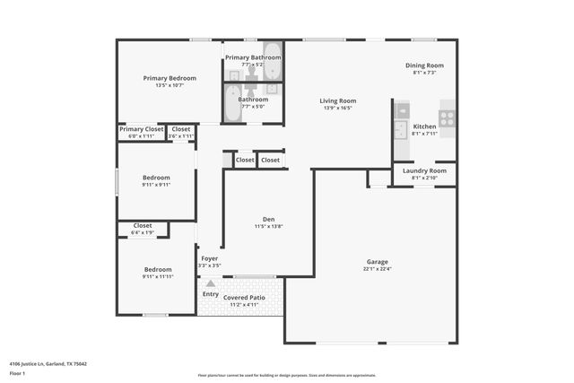 4106 Justice Lane, Garland, TX 75042