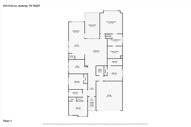 615 Frio Lane, Aubrey, TX 76227
