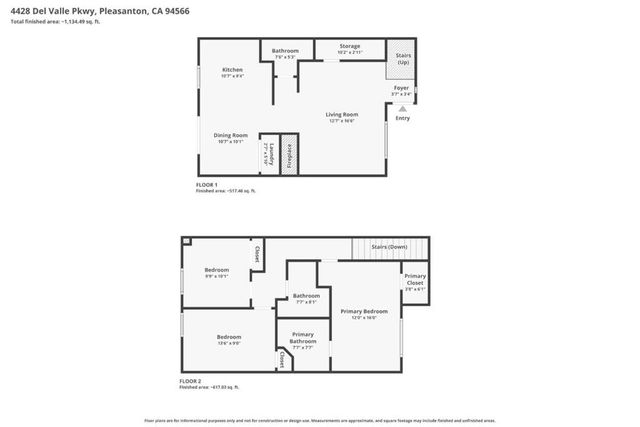 4428 Del Valle Parkway, Pleasanton, CA 94566