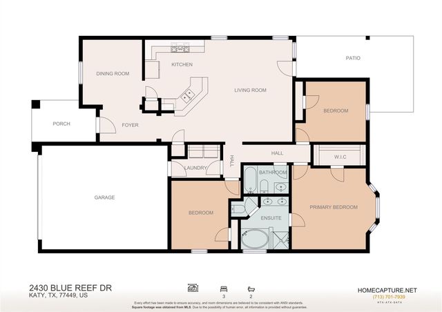 2430 Blue Reef Drive, Katy, TX 77449