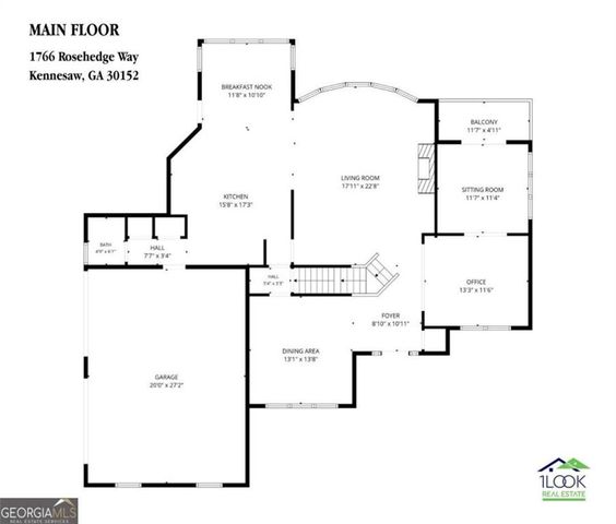 1766 Rosehedge Way NW, Kennesaw, GA 30152