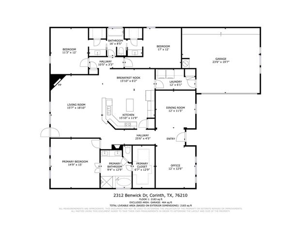 2312 Benwick Drive, Corinth, TX 76210