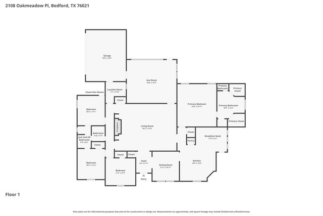 2108 Oakmeadow Place, Bedford, TX 76021