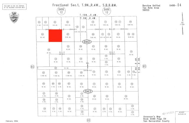 0 South of Cook Rd, Barstow, CA 92347