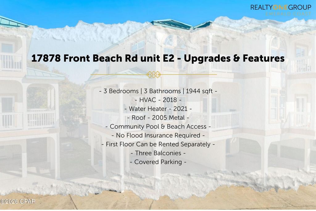 Image 2 of property listing at 17878 Front Beach Road 2, Panama City Beach, FL 32413