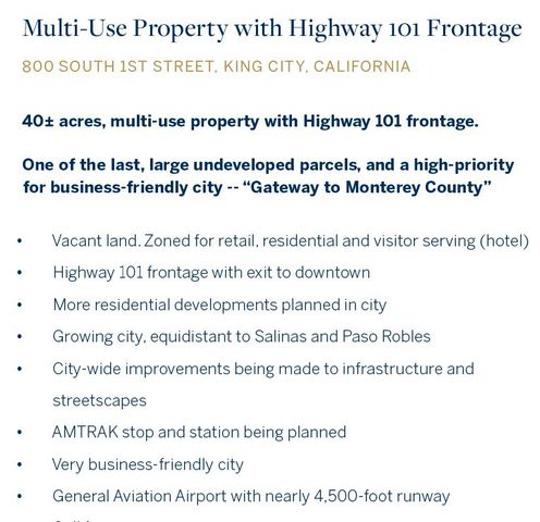 800 S 1st Street, King City, CA 93930