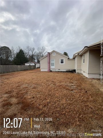 2040 Laurel Lake Road, Salemburg, NC 28385