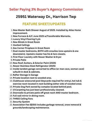 25951 Waterway Drive, Harrison Twp, MI 48045