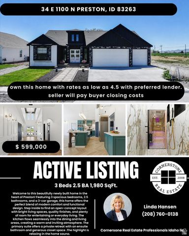 34 E 1100 N, Preston, ID 83263