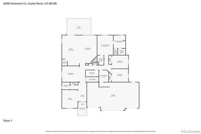 6698 Palmetto Court, Castle Rock, CO 80108