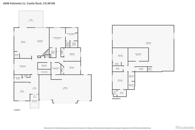 6698 Palmetto Court, Castle Rock, CO 80108