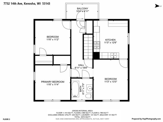 7732 15th AVENUE, Kenosha, WI 53143