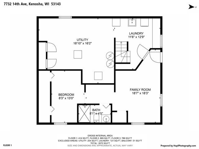 7732 15th AVENUE, Kenosha, WI 53143