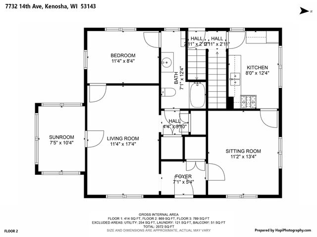 7732 15th AVENUE, Kenosha, WI 53143