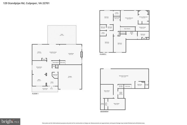129 STANDPIPE RD, Culpeper, VA 22701