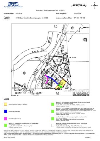 18135 Quail Mountain Ct, Applegate, CA 95703