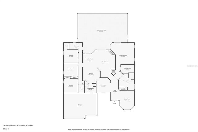 3670 HALF MOON DRIVE, Orlando, FL 32812