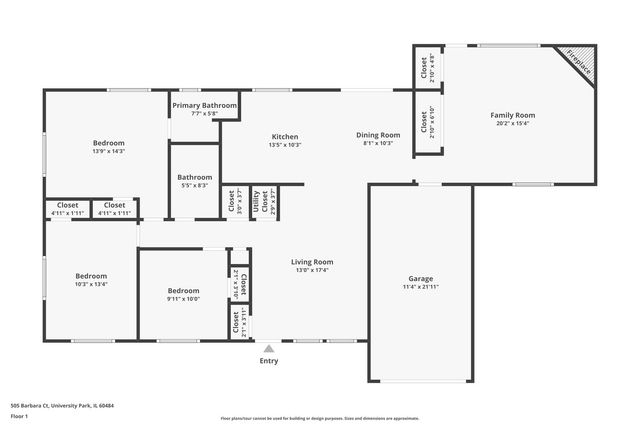 505 Barbara Court, University Park, IL 60484