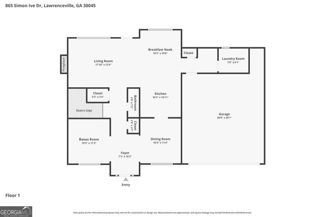 865 Simon Ive Drive, Lawrenceville, GA 30045