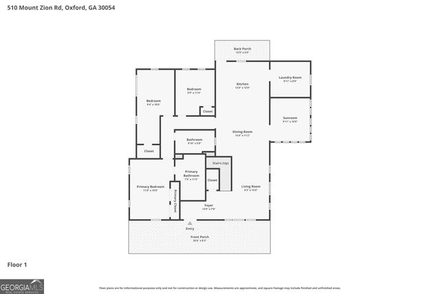 510 Mount Zion Road, Oxford, GA 30054