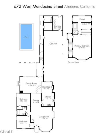 672 W Mendocino Street, Altadena, CA 91001