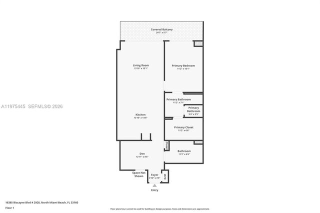 16385 Biscayne Boulevard 2920, North Miami Beach, FL 33160