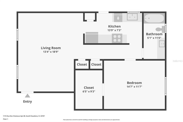 1115 RUE DES CHATEAUX 2A, South Pasadena, FL 33707