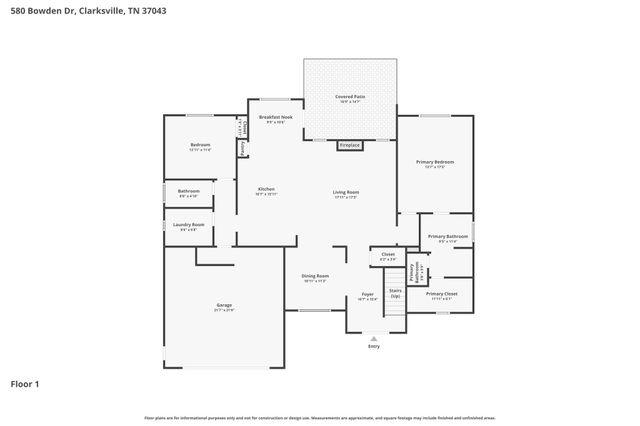 580 Bowden Dr, Clarksville, TN 37043