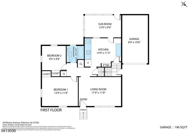 29 Elberon Ave, Paterson City, NJ 07502