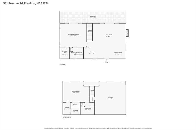 531 Reserve Road, Franklin, NC 28734