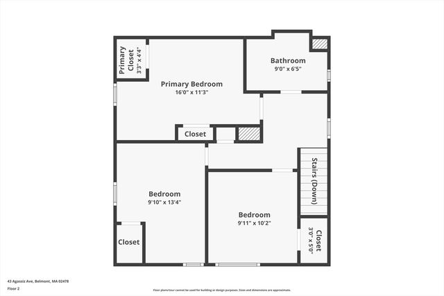 43 Agassiz Ave, Belmont, MA 02478