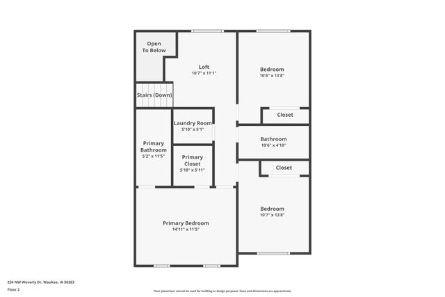 234 NW Waverly Drive, Waukee, IA 50263