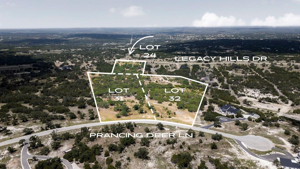 LOTS 24,31,32 Prancing Deer LN, Johnson City, TX 78636