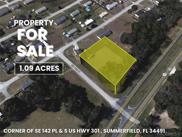 Corner SE 142ND PLACE & S US HWY-301, Summerfield, FL 34491